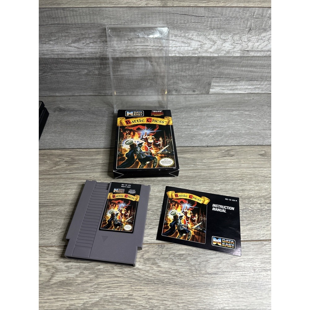 Battle Chess‎ (Nintendo Entertainment System 1990) CIB Complete In Box